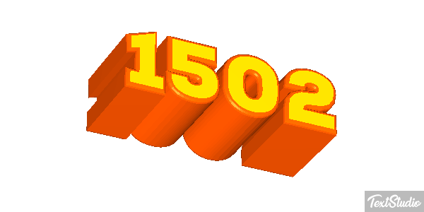 1502 Text effect