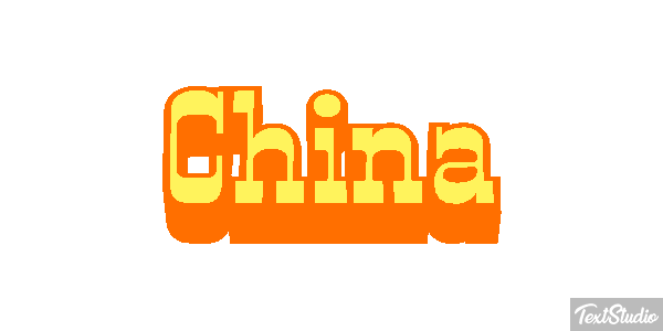 China Effetto testo