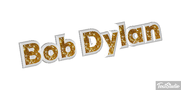 Bob Dylan Text effect