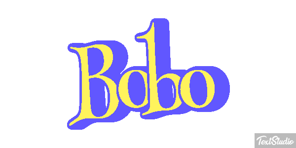 Bobo Text effect