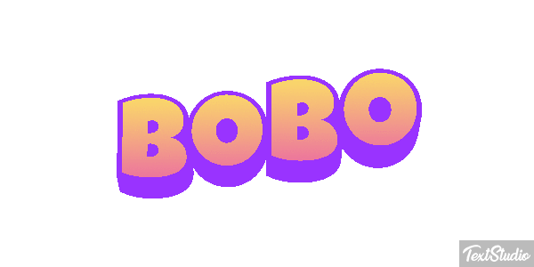 Bobo Text effect
