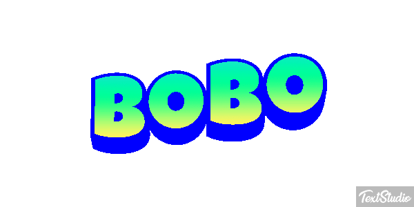 Bobo Text effect