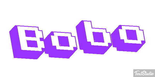 Bobo Text effect
