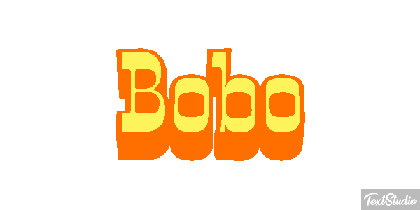 Bobo Text effect