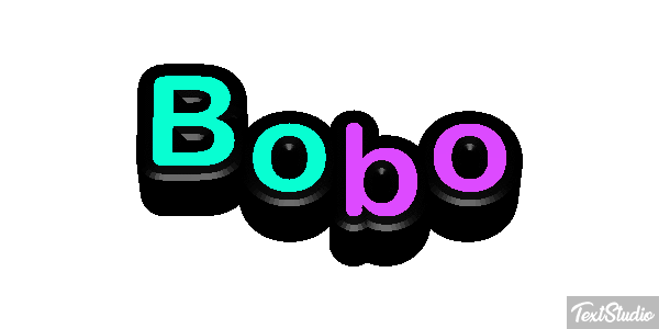 Bobo Text effect