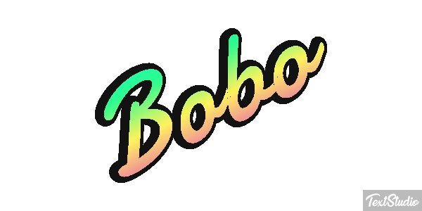Bobo Text effect