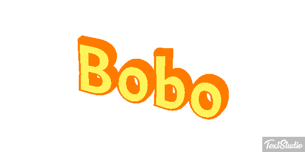 Bobo Text effect