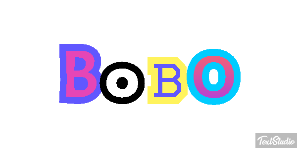 Bobo Text effect