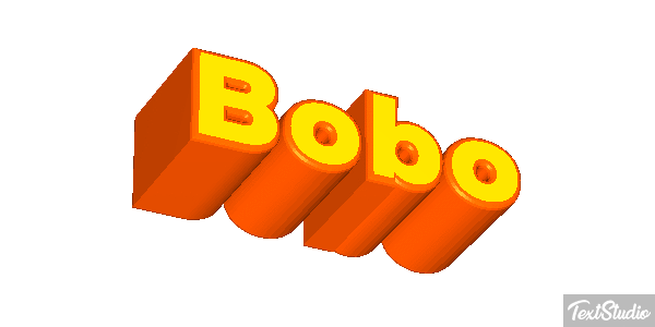 Bobo Text effect