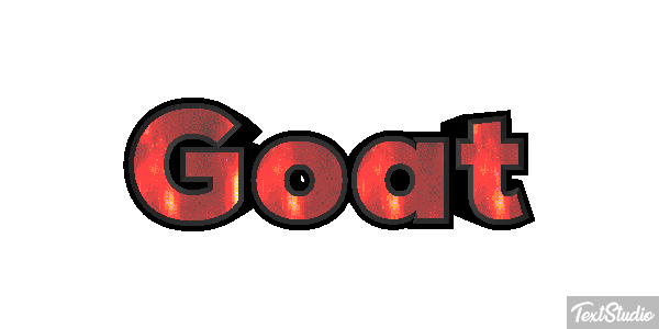 Goat Tekst effect