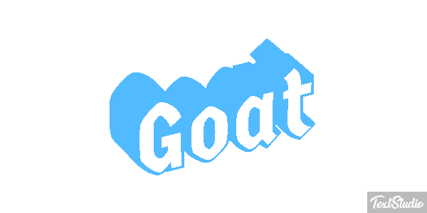 Goat Tekst effect