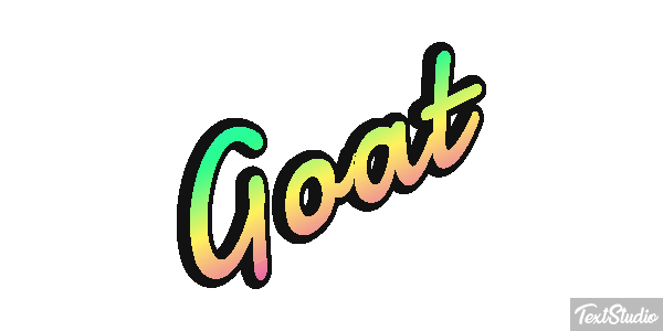 Goat Tekst effect