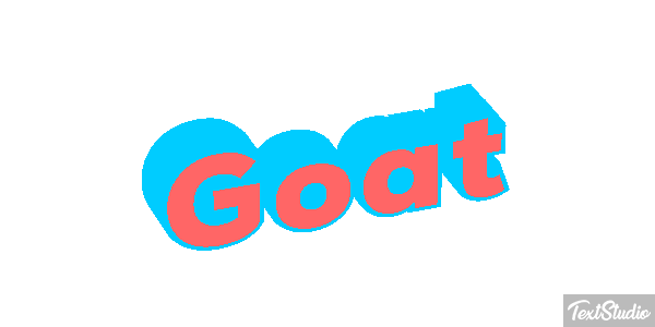 Goat Tekst effect