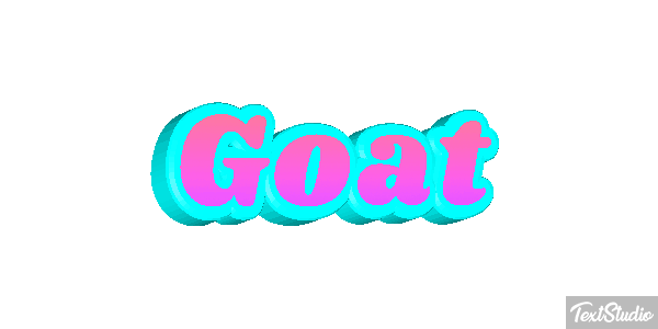 Goat Tekst effect