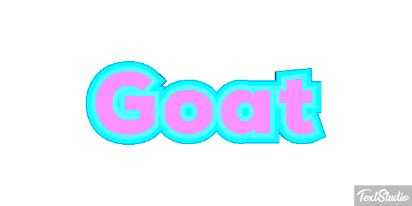 Goat Tekst effect