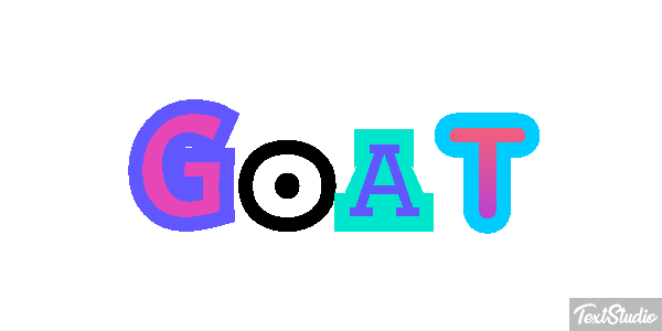 Goat Tekst effect