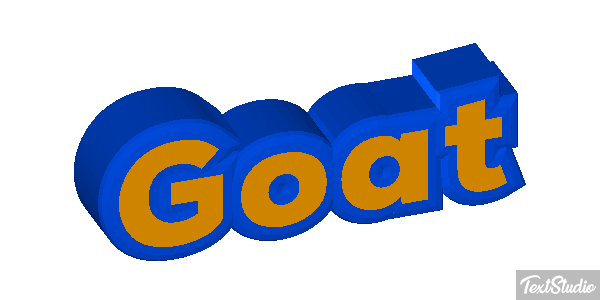 Goat Tekst effect