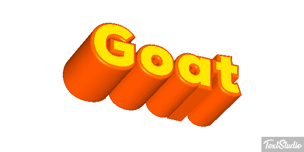 Goat Tekst effect