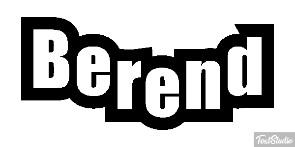 Berend Tekst effect
