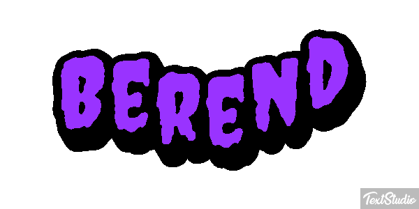 Berend Tekst effect