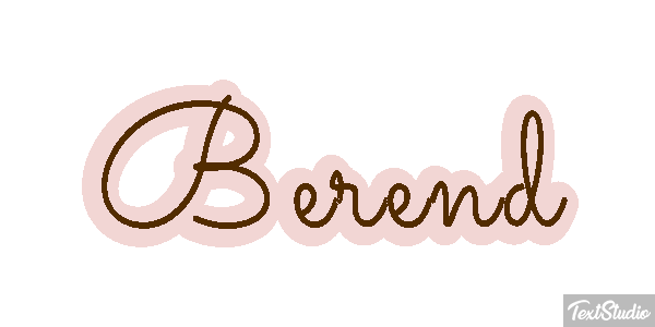Berend Tekst effect