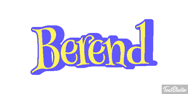 Berend Tekst effect