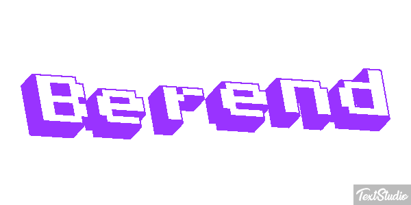 Berend Tekst effect