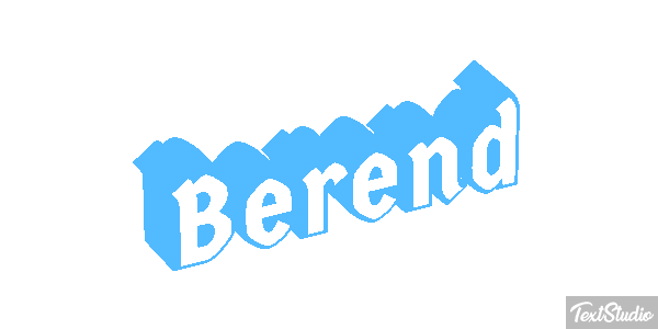Berend Tekst effect