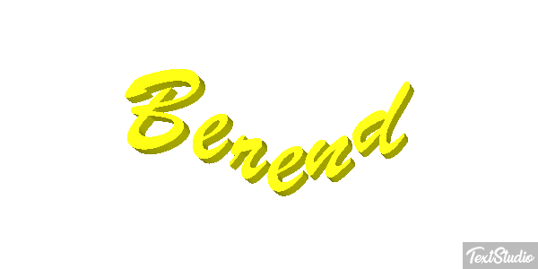 Berend Tekst effect
