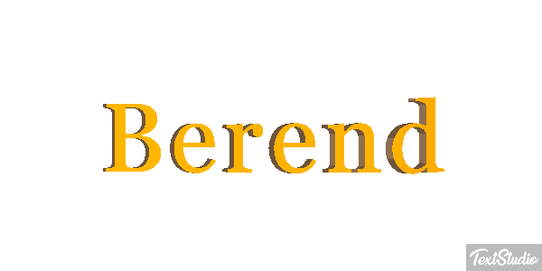 Berend Tekst effect