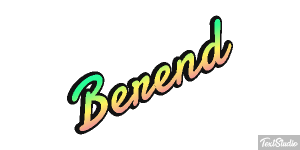 Berend Tekst effect