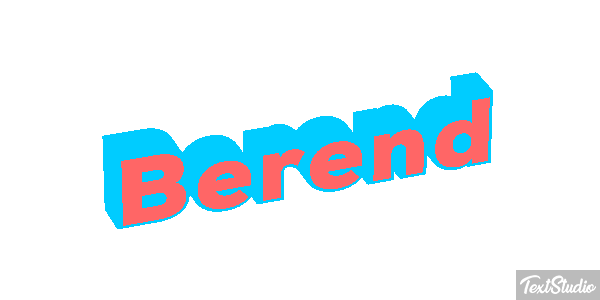 Berend Tekst effect