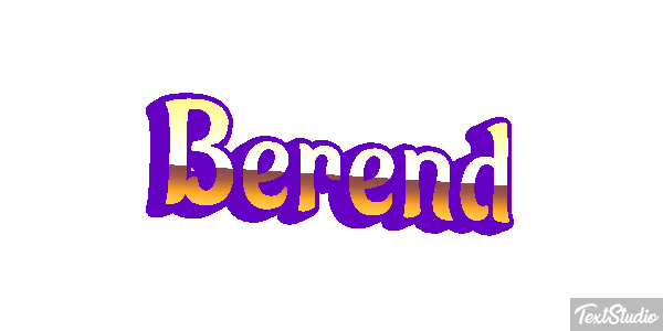 Berend Tekst effect