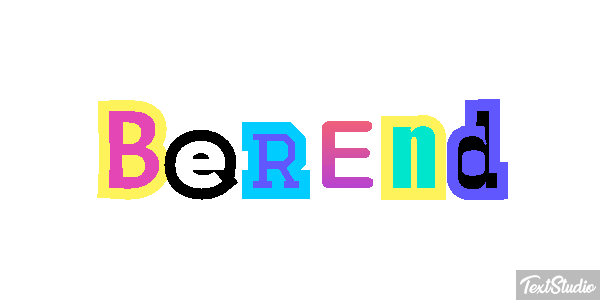 Berend Tekst effect