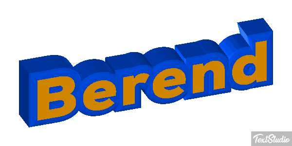 Berend Tekst effect
