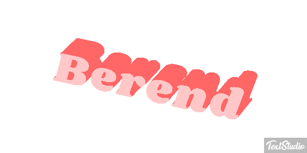 Berend Tekst effect