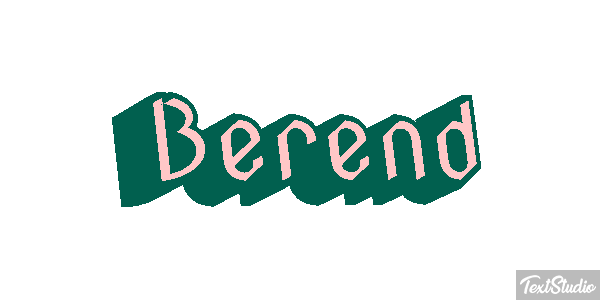 Berend Tekst effect