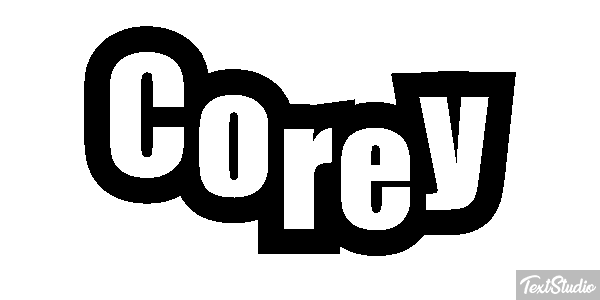 Corey Effetto testo