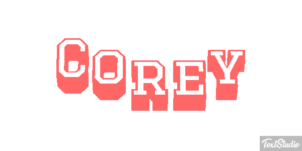 Corey Effetto testo