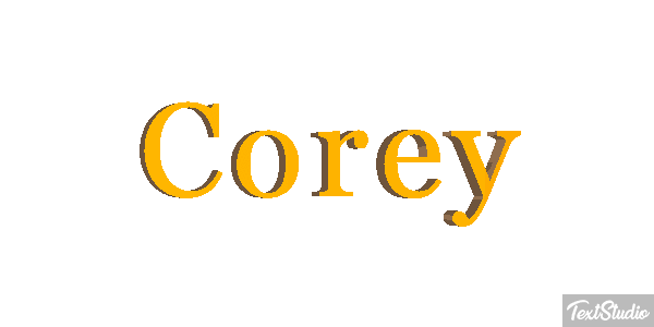 Corey Effetto testo