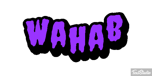 Wahab Tekst effect