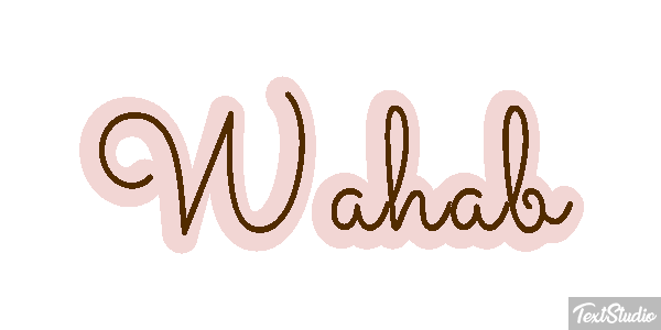 Wahab Tekst effect