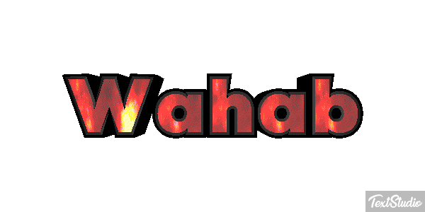 Wahab Tekst effect