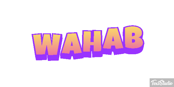 Wahab Tekst effect