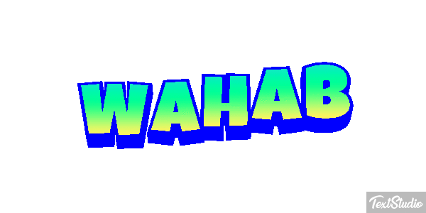 Wahab Tekst effect