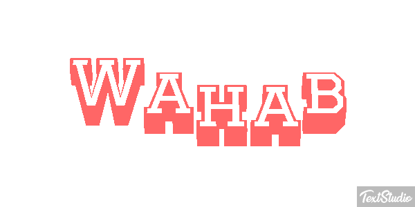 Wahab Tekst effect