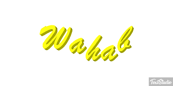 Wahab Tekst effect