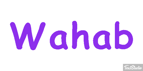 Wahab Tekst effect