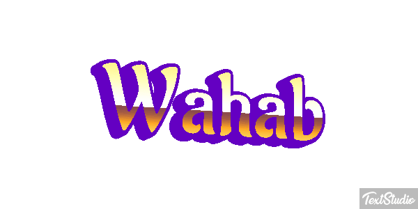 Wahab Tekst effect