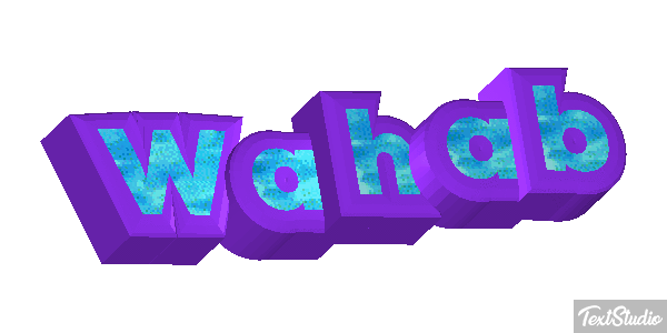 Wahab Tekst effect